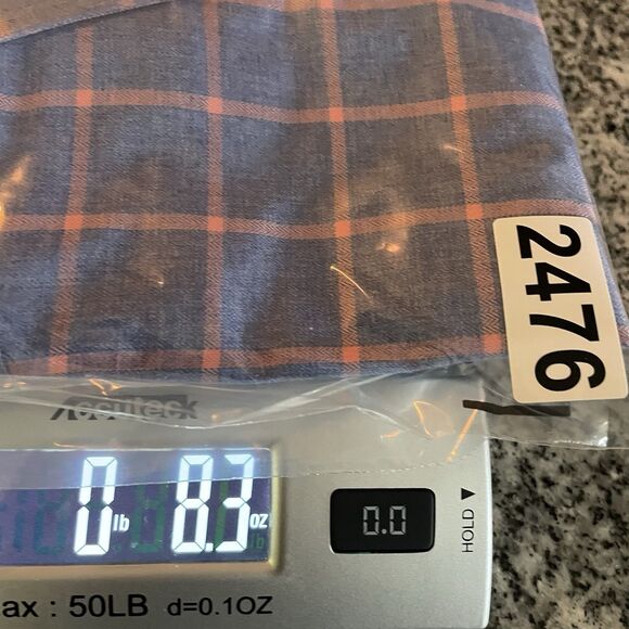 Untuckit Men’s Long Sleeve Button Up Blue Pink Check- M - Picture 9 of 9